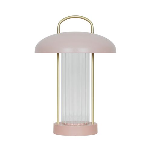 Luminaire Nomade Mirano Portable Métal Rose, H.29 Ip20 LEDmodule / Intérieur