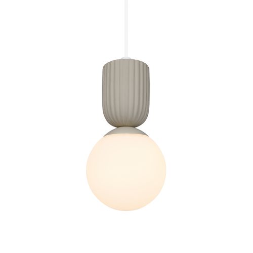 Suspension Sadie  Céramique Beige, H.30,2  Ip20  E14 /  Intérieur