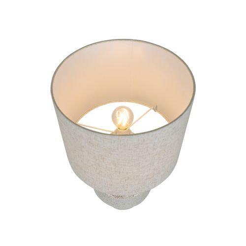 Lampe à Poser Dugan  Céramique Beige, H.47  Ip20  E14 /  Intérieur