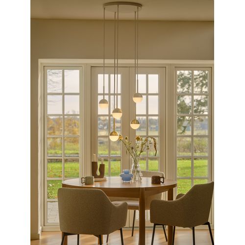 Pavillon Luana 5-exits Métal Blanc, H.4,6 / Intérieur