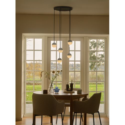 Pavillon Luana 5-exits Métal Noir, H.4,6 /  Intérieur