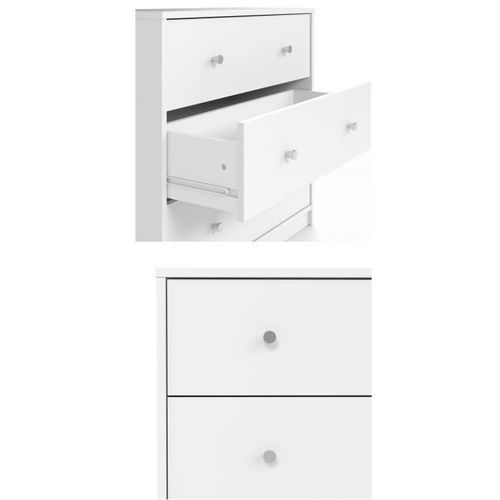Finlandek Commode De Chambre Tyylikäs - Style Contemporain - Décor Blanc - L 72 Cm