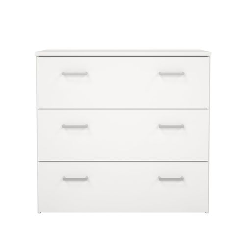 Commode 3 tiroirs SPACE blanc