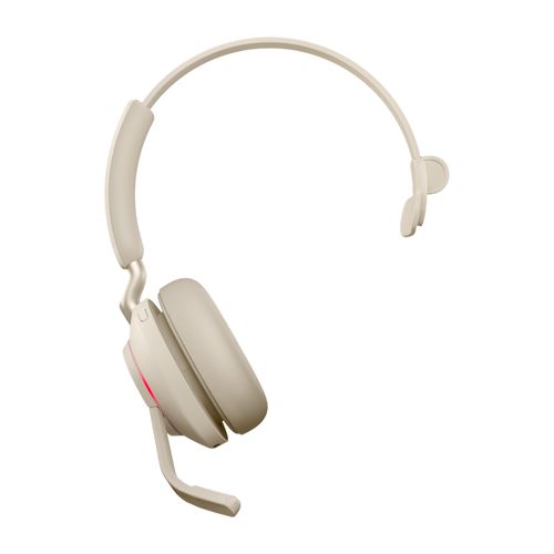 Casque Micro Bluetooth Evolve2 65, Uc Mono Beige