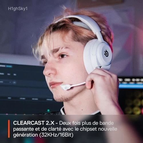 Casque Gaming Sans Fil - Arctis Nova 5 - Blanc