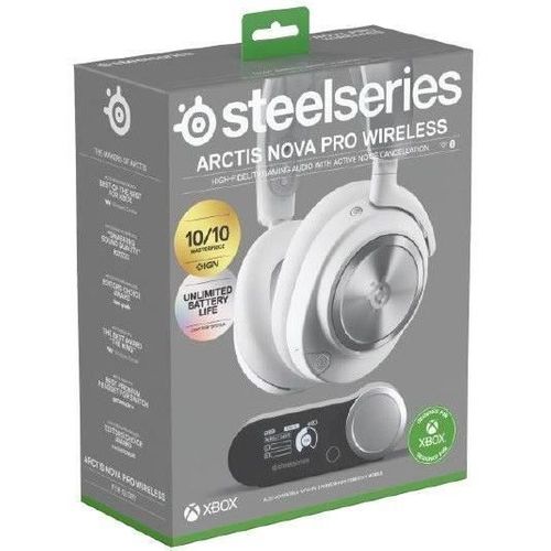 Casque Gaming Sans Fil - Steelseries - Arctis Nova Pro X - Blanc