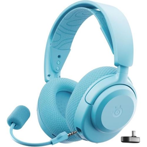 Casque Gaming Sans Fil - Arctis Nova 3pw - Autonomie 40h - Bluetooth + 2,4 Ghz - Couleur Bleu Ciel