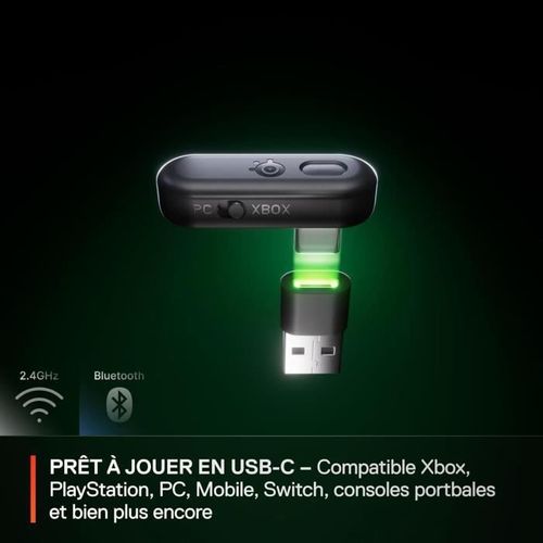 Casque Gaming Sans Fil - Arctis Nova 3xw - Autonomie 40h - Bluetooth - Compatible Xbox