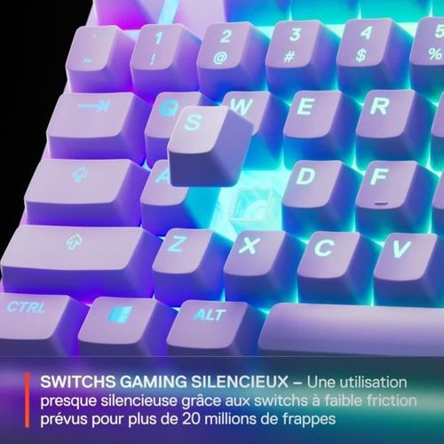 Clavier Gaming Filaire - Apex 3 Tkl - Azerty - Lavande