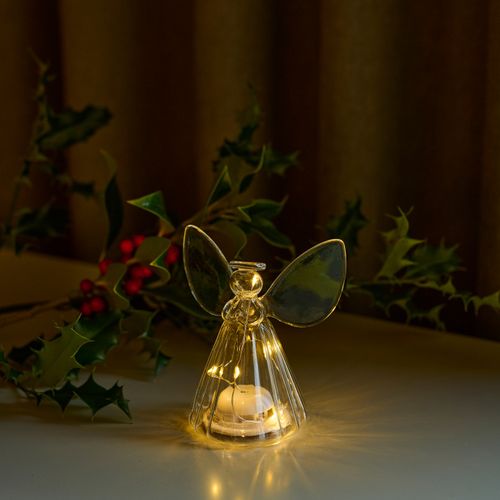 Ange Lumineux Iris 10cm LED Lot De 2