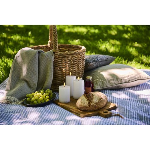 Bougie LED Sille D 7cm Rechargeable Blanc