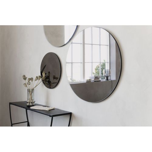 Miroir Rond Walls Diam 80 Cm Gris