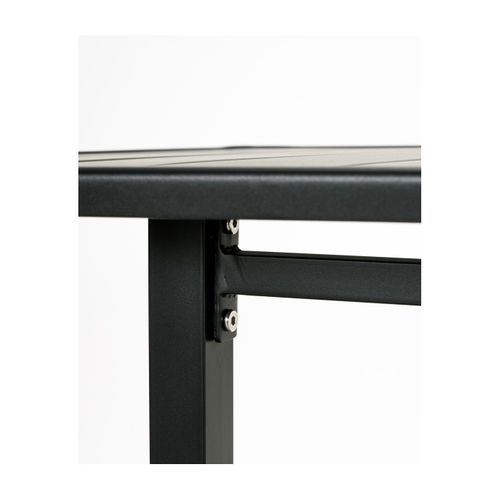Table à Manger Helo 120 X 120 Cm Noir