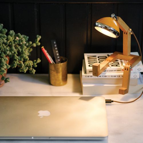 Lampe De Table Mini Mr. Wattson Orange Mc Laren
