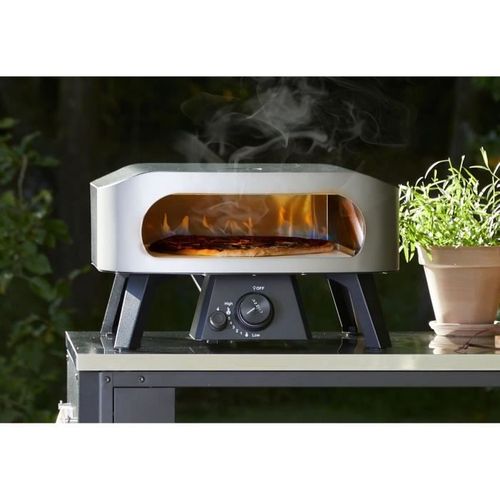 Four à Pizza Au Gaz Classic Avec Porte Pierre à Pizza 34.5 X 34.5 X 1 Cm