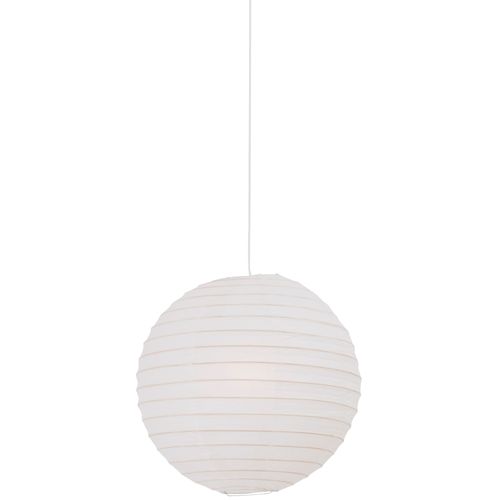 Abat-jour Luminaire Riso 35 Papier Blanc H. 35  -intérieur