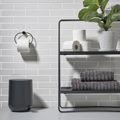 Poubelle à Pédale Nova Medium 5 L Noir