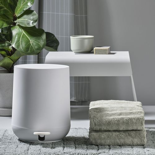 Poubelle à Pédale Nova Medium 5 L Blanc