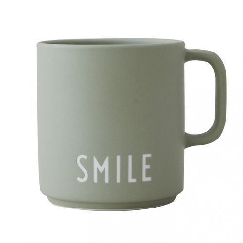Mug Avec Poignée Vert En Porcelaine Smile