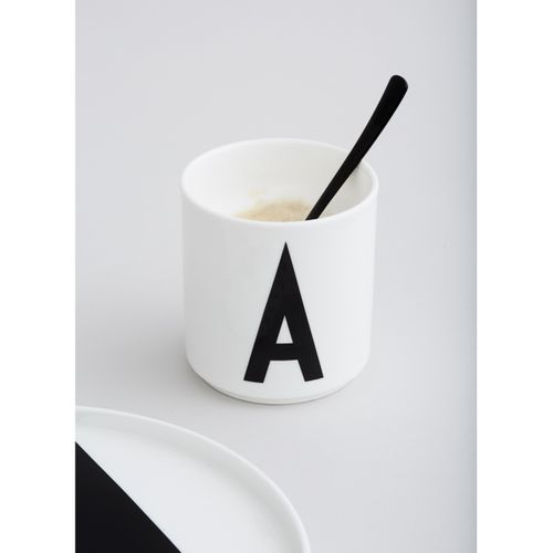 Mug En Porcelaine Blanc Personal A-z à Lettre Noire