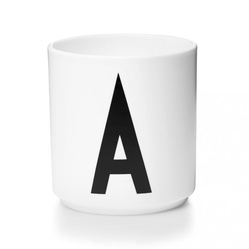 Mug En Porcelaine Blanc Personal A-z à Lettre Noire