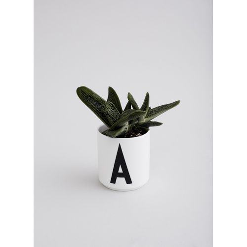 Mug En Porcelaine Blanc Personal A-z Q Lettre Noire