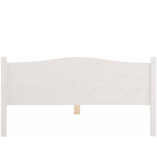 Bolton-lit 140x200 Cm Blanc En Bois