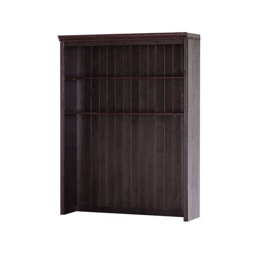 Anita-bibliothèque Transformée En Meuble Bas Avec 2 Tiroirs Couleur Pin Brun