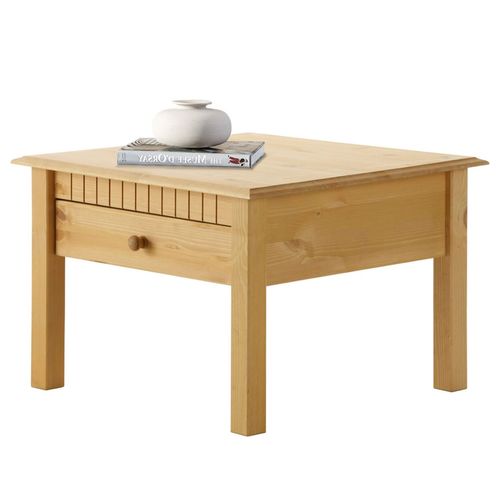 Lisa - Table Basse 1 Tiroir En Cire Teintée