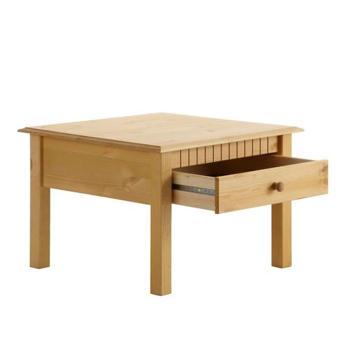 Lisa - Table Basse 1 Tiroir En Cire Teintée