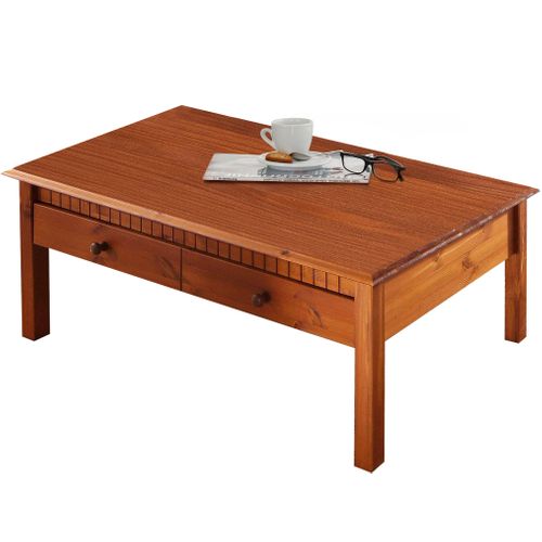 Lisa - Table Basse 1 Tiroir Cerisier