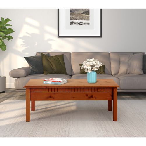 Lisa - Table Basse 1 Tiroir Cerisier