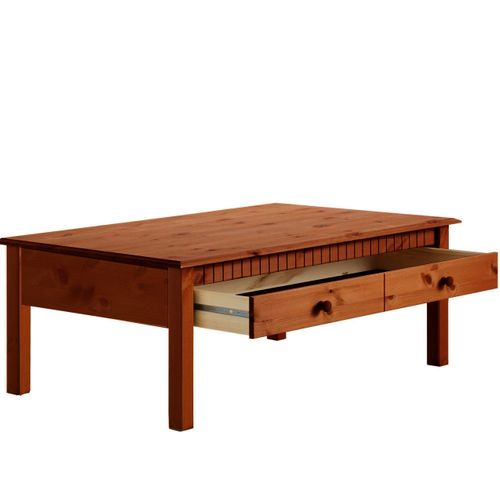 Lisa - Table Basse 1 Tiroir Cerisier