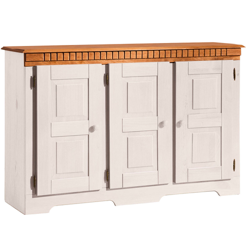 Lisa-buffet à 3 Portes En Pin Blanc