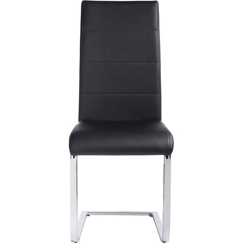 Josy-chaise 2 Pack En Métal Noir