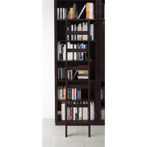 Bilbao-bibliothèque-échelle 36x188 Cm En Pin Havane