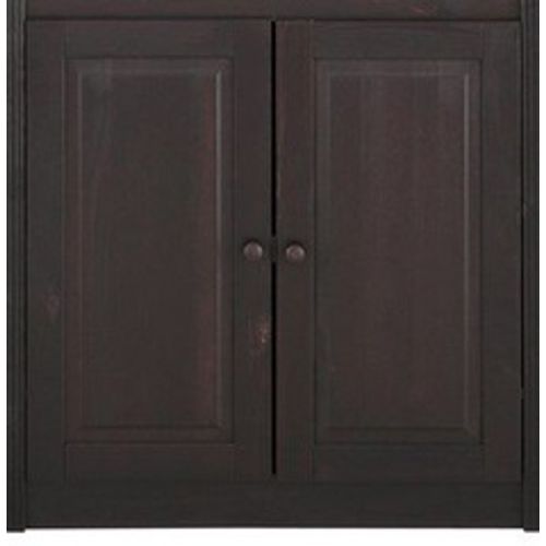 Billie-portes De Bibliothèque En Pin Havane Ensemble De 2 Porte