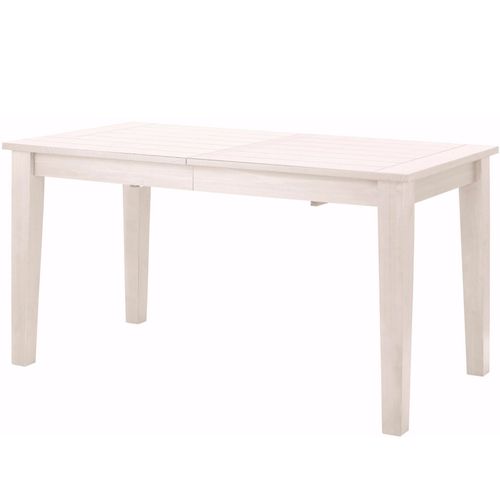 America-table De Salle à Manger Avec Rallonge 180 Cm, 8 Couverts, En Pin Blanc
