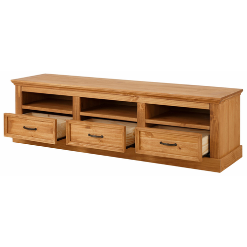 Selma - Buffet Bas Avec 3 Tiroirs En Pin