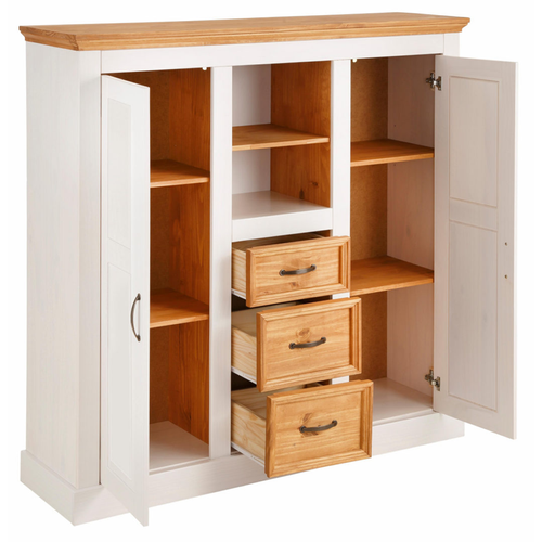 Selma - Buffet Avec 2 Portes 3 Tiroirs En Pin