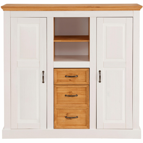 Selma - Buffet Avec 2 Portes 3 Tiroirs En Pin