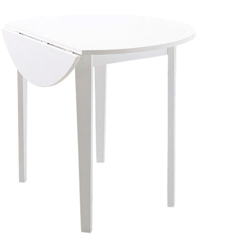 Trend - Table à Manger En Effet Pin Blanc 4 Personnes 92x54