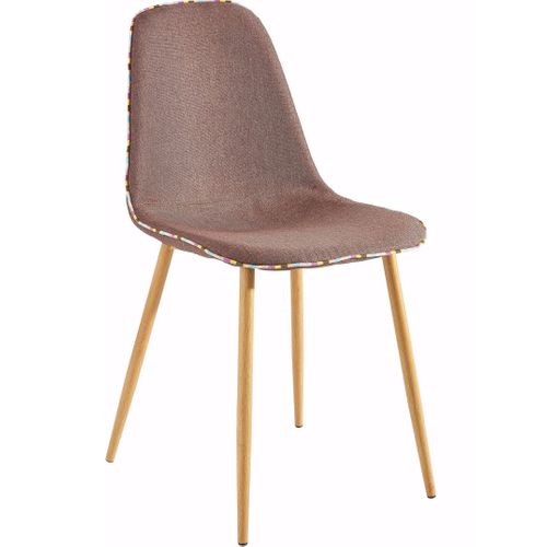 Aspen-chaise 2 Pack En Tissu Marron