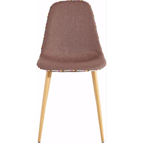 Aspen-chaise 2 Pack En Tissu Marron