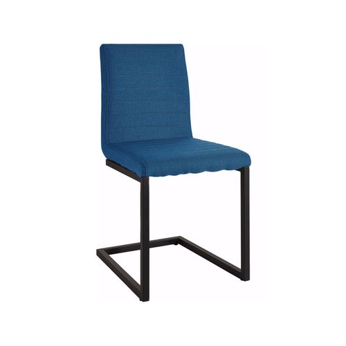 Sabine-fauteuil De Salle à Manger En Tissu Petrol, 2 Pièces