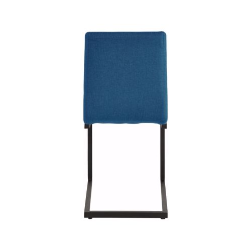 Sabine-fauteuil De Salle à Manger En Tissu Petrol, 2 Pièces