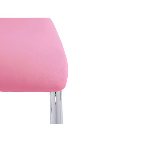 Adora-chaise 4 Pk Rose Chrome
