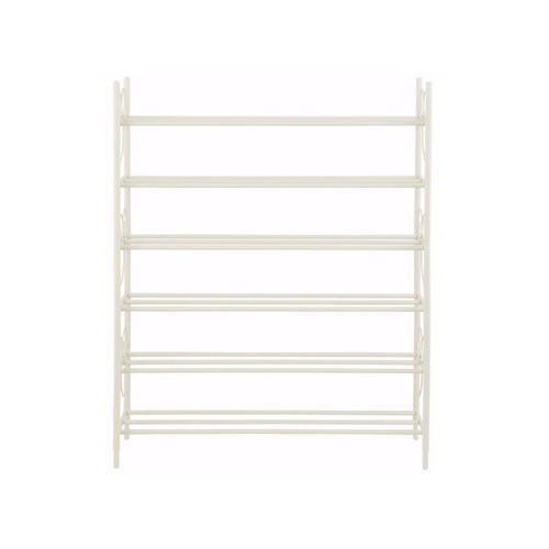 Princess-rangement à Chaussures à 2 Niveaux En Métal Blanc, Lot De 3