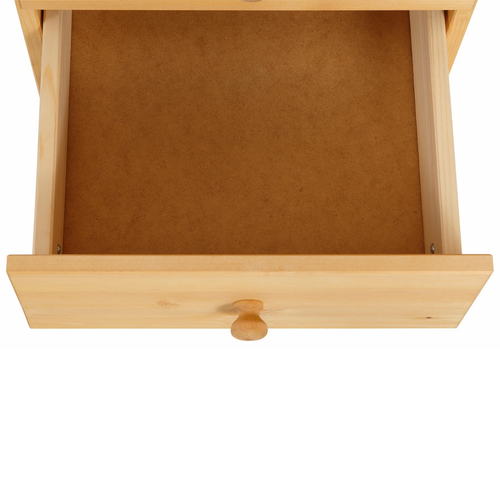 Lisa - Bureau Avec 1 Porte 3 Tiroirs En Pin