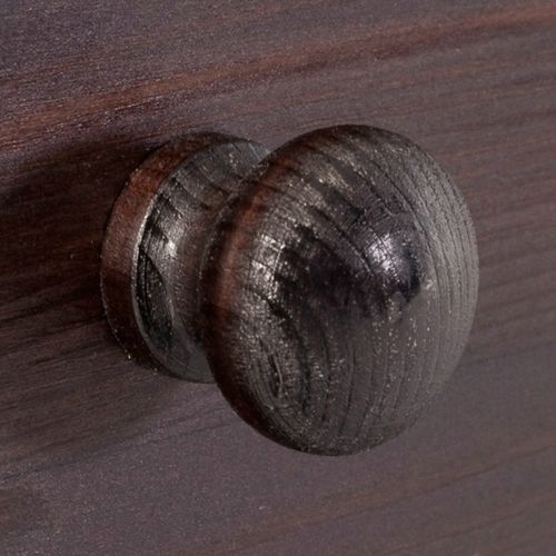 Chicago - Table Basse Avec 1 Étagère En Pin Noir